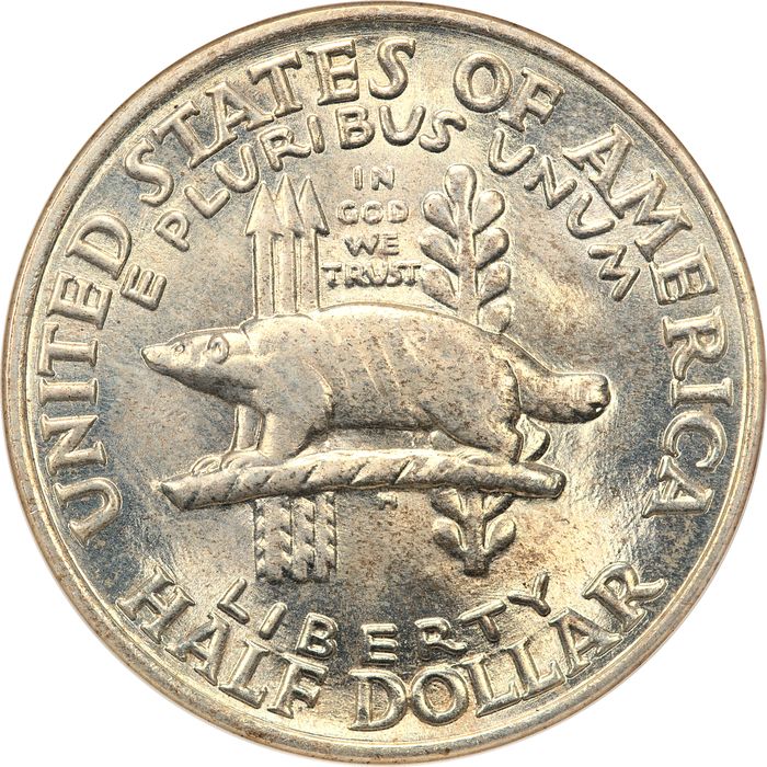 1936 Wisconsin Commemorative Half Dollar (50c) Reverse Image