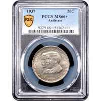 1937 Antietam Commemorative Half Dollar (50c) Obverse Slab Image