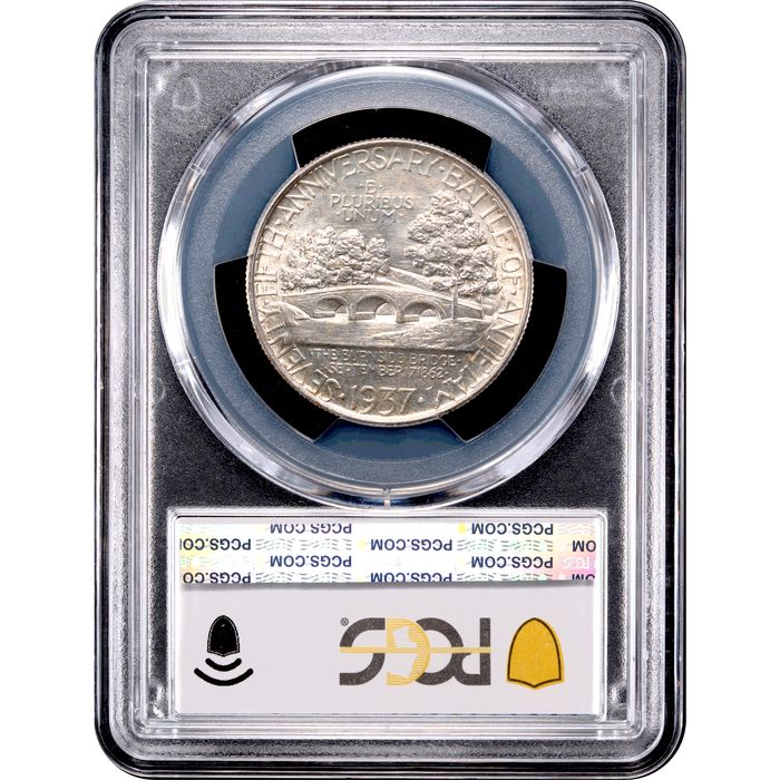 1937 Antietam Commemorative Half Dollar (50c) Reverse Slab Image