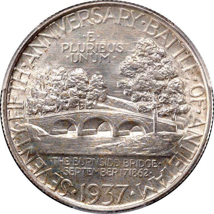 1937 Antietam Commemorative Half Dollar (50c) Reverse Image