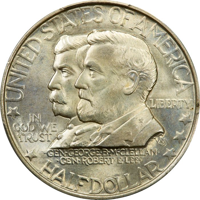 1937 Antietam Commemorative Half Dollar (50c) Photo 3