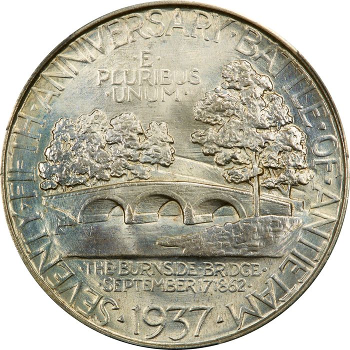 1937 Antietam Commemorative Half Dollar (50c) Photo 4