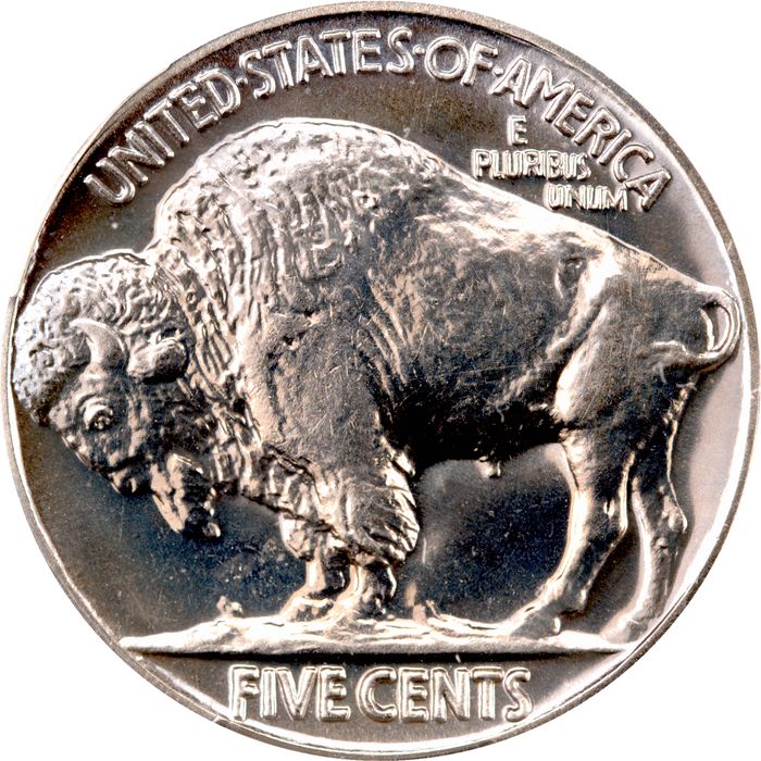 1937 Buffalo Nickel (5c) Reverse Image