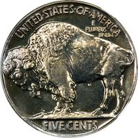 1937 Buffalo Nickel (5c) Reverse Image