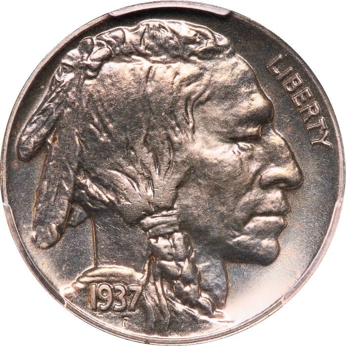 1937 Buffalo Nickel (5c) Obverse Image