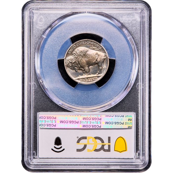 1937 Buffalo Nickel (5c) Reverse Slab Image
