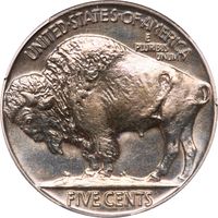 1937 Buffalo Nickel (5c) Reverse Image