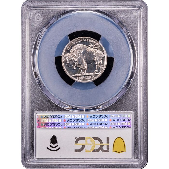1937 Buffalo Nickel (5c) Reverse Slab Image
