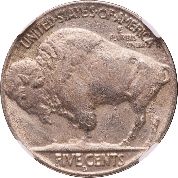 1937-D 3 Legs Buffalo Nickel (5c) Photo 4