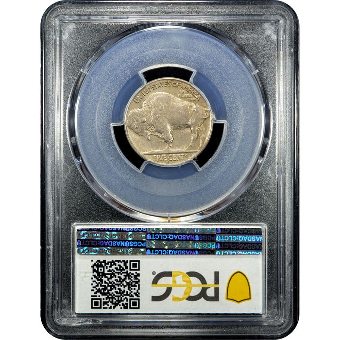 1937-D 3 Legs Buffalo Nickel (5c) Reverse Image