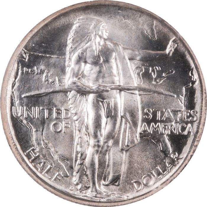 1937-D Oregon Commemorative Half Dollar (50c) Obverse Image