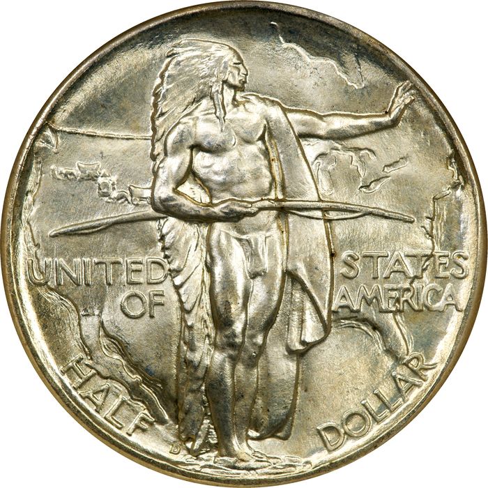 1937-D Oregon Commemorative Half Dollar (50c) Photo 3
