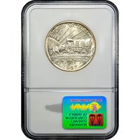 1937-D Oregon Commemorative Half Dollar (50c) Reverse Image