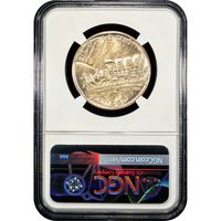 1937-D Oregon Commemorative Half Dollar (50c) Reverse Slab Image