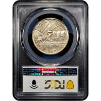 1937-D Oregon Commemorative Half Dollar (50c) Reverse Slab Image