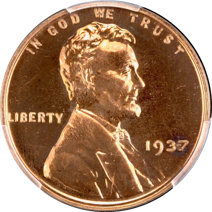 1937 Lincoln Cent (1c) Obverse Image