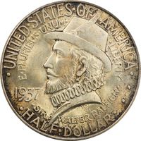 1937 Roanoke Commem Half Dollar (50c) Photo 3