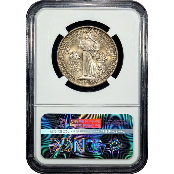 1937 Roanoke Commem Half Dollar (50c) Reverse Image