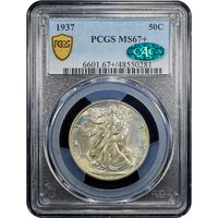 1937 Walking Liberty Half Dollar (50c) Obverse Image