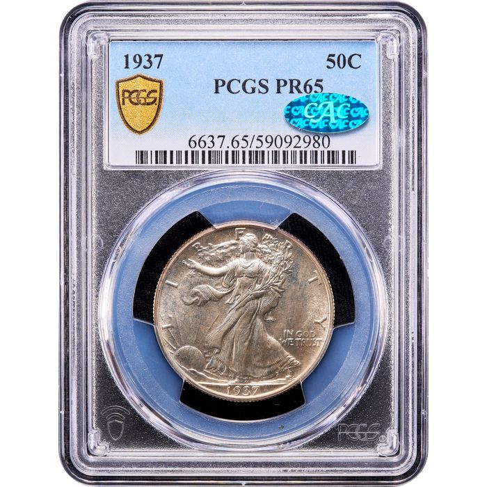 1937 Walking Liberty Half Dollar (50c) Obverse Image
