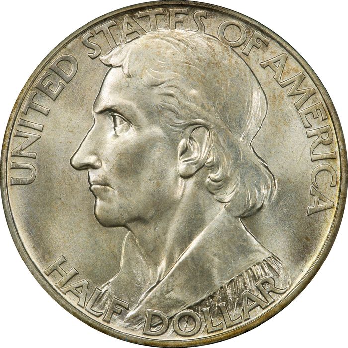 1938-D Boone Commem Half Dollar (50c) Photo 3