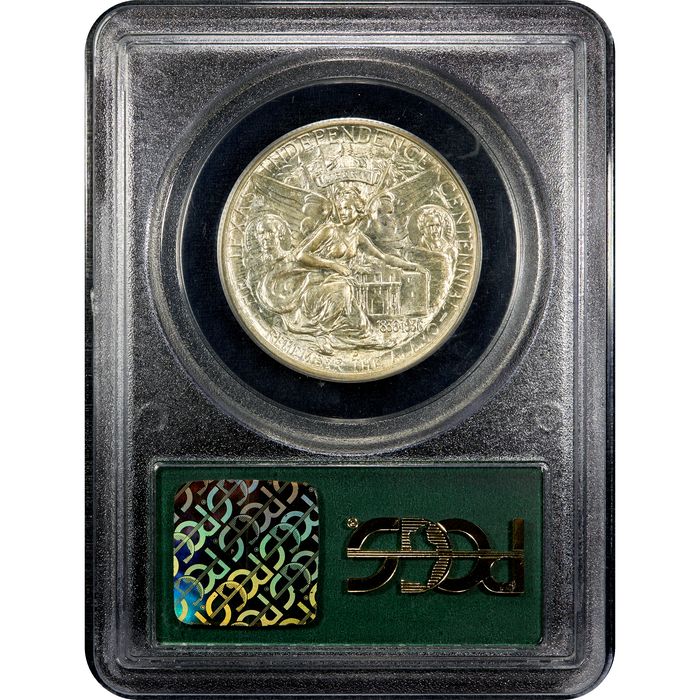 1938-D Texas Commemorative Half Dollar (50c) OGH Reverse Slab Image