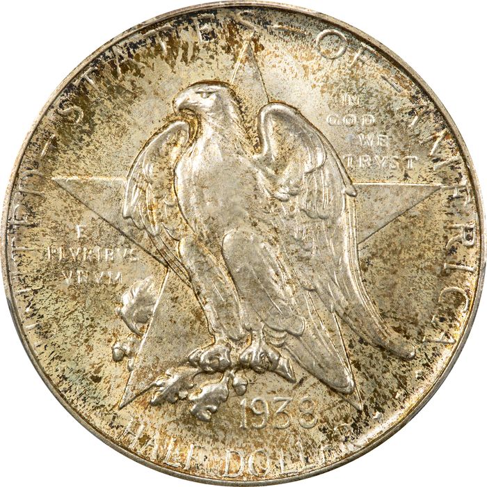 1938-D Texas Commemorative Half Dollar (50c) Obverse Image