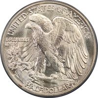 1938-D Walking Liberty Half Dollar (50c) OGH Reverse Image