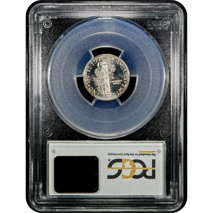 1938 Mercury Dime (10c) Reverse Slab Image