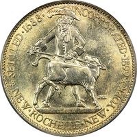 1938 New Rochelle Commemorative Half Dollar (50c) OGH Obverse Image