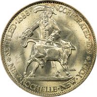 1938 New Rochelle Commemorative Half Dollar (50c) Obverse Image