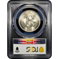 1938 New Rochelle Commemorative Half Dollar (50c) Reverse Slab Image