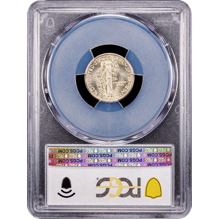 1938-S Mercury Dime (10c) Reverse Slab Image