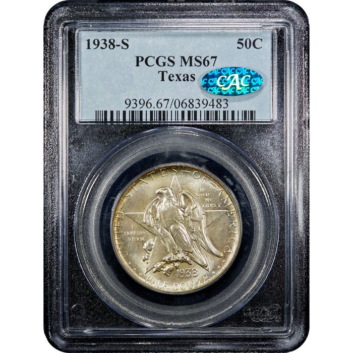 1938-S Texas Commem Half Dollar (50c) Obverse Image