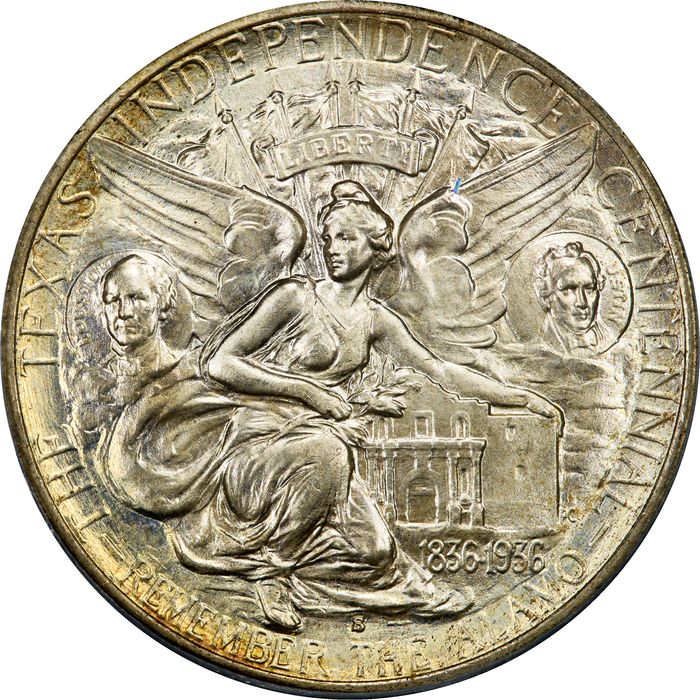1938-S Texas Commem Half Dollar (50c) Photo 4