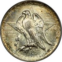 1938 Texas Commemorative Half Dollar (50c) OGH Obverse Image