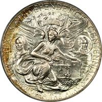 1938 Texas Commemorative Half Dollar (50c) OGH Reverse Image