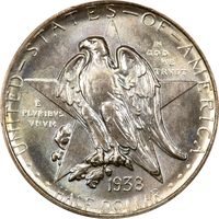 1938 Texas Commemorative Half Dollar (50c) Obverse Image