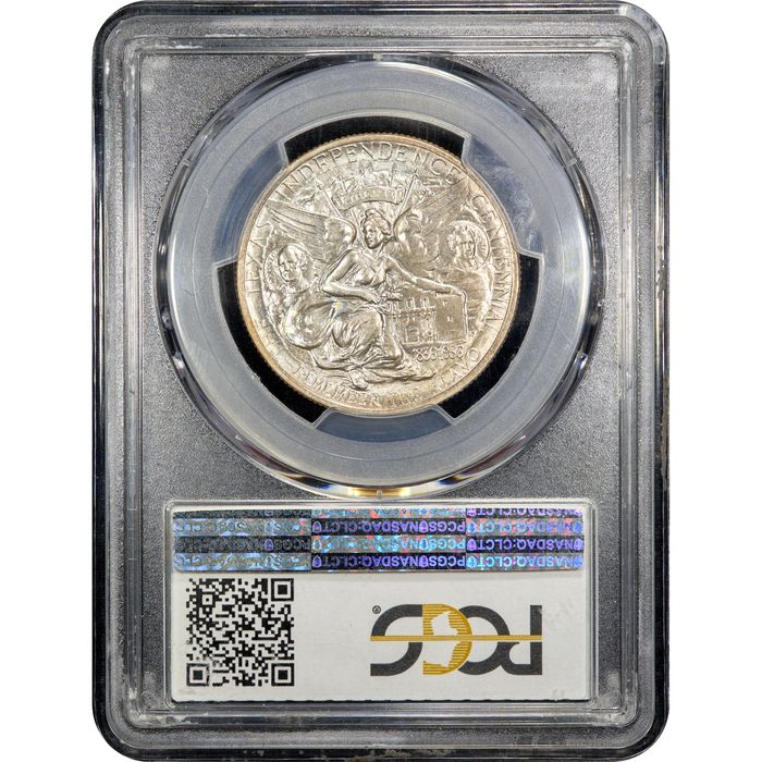 1938 Texas Commemorative Half Dollar (50c) Reverse Slab Image