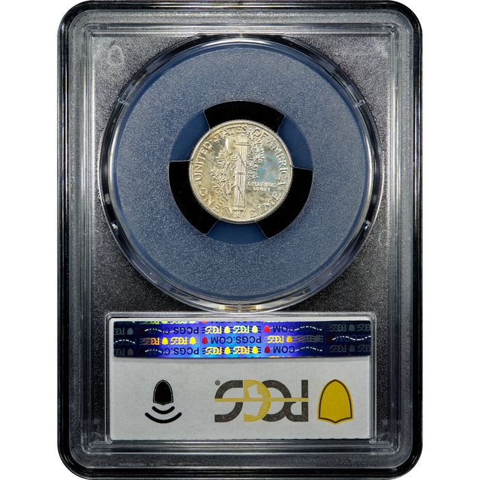 1939 Mercury Dime (10c) Reverse Slab Image