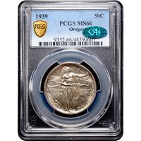 1939 Oregon Commemorative Half Dollar (50c) Obverse Image