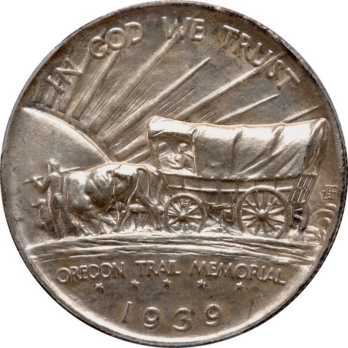 1939 Oregon Commemorative Half Dollar (50c) Photo 4