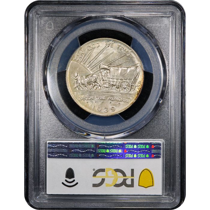 1939 Oregon Commemorative Half Dollar (50c) Reverse Slab Image