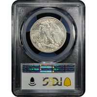 1939-S Walking Liberty Half Dollar (50c) Reverse Slab Image