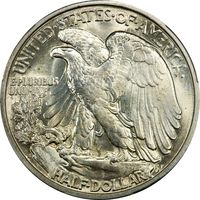 1939-S Walking Liberty Half Dollar (50c) Reverse Image