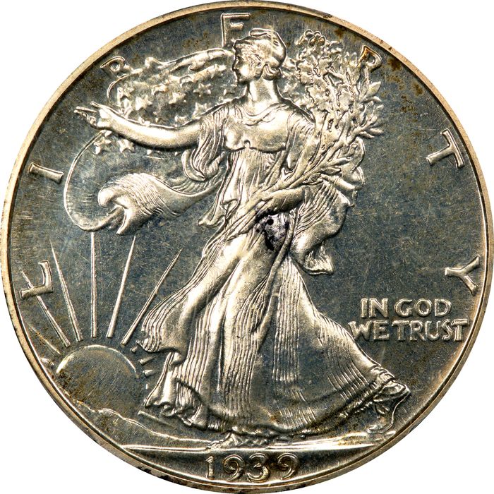1939 Walking Liberty Half Dollar (50c) Obverse Image