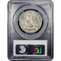 1939 Walking Liberty Half Dollar (50c) Reverse Slab Image