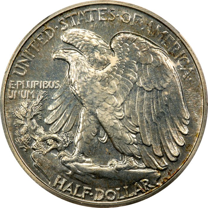 1939 Walking Liberty Half Dollar (50c) Reverse Image