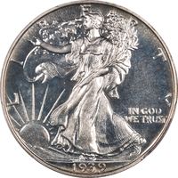 1939 Walking Liberty Half Dollar (50c) Obverse Image