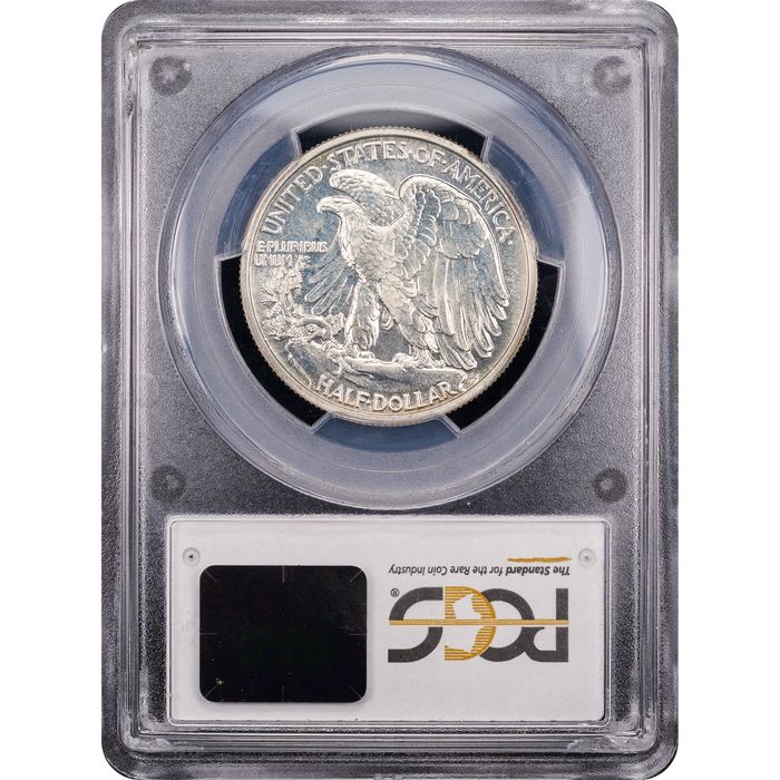 1939 Walking Liberty Half Dollar (50c) Reverse Slab Image